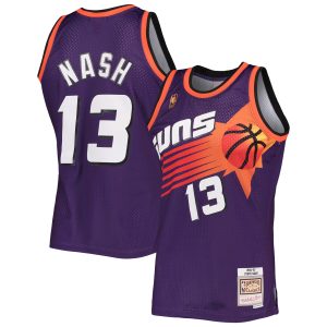 Mitchell & Gorgeous Ness Steve Nash Phoenix Suns Purple 1996/97 Hardwood Classics Swingman Jersey Experience luxury! Order this high - end jersey.