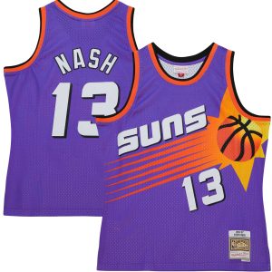 Mitchell & Ness Steve Nash Phoenix Suns Purple Hardwood Classics 1996/97 Tropical Swingman Glamorous Jersey Limited edition! Don't miss your chance to own this unique jersey.