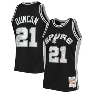 Mitchell & Distinguished Ness Tim Duncan San Antonio Spurs Black 1998/99 Hardwood Classics NBA 75th Anniversary Diamond Swingman Jersey Limited stock! Be quick and grab this must - have jersey to support your team.