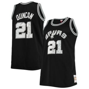 Mitchell & Ness Tim Amazing Duncan San Antonio Spurs Black Big & Tall 1998/99 NBA 75th Anniversary Diamond Swingman Jersey Proven quality! Invest in this reliable jersey.