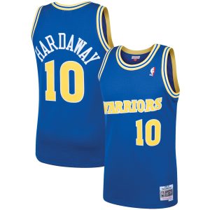 Mitchell & Ness Tim Hardaway Premium - grade Golden State Warriors Royal 1990/91 Hardwood Classics Swingman Jersey Designed for performance! Get this functional jersey.