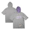 Mitchell & Ness Toronto Raptors Exquisite Heather Gray Striped Logo Short Sleeve Pullover Hoodie Join the elite! Get this exclusive jersey.