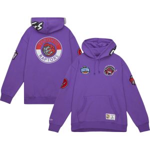 Mitchell & Luxurious Ness Toronto Raptors Purple City Collection Heritage Hoodie High - demand item! Order this sought - after jersey immediately.