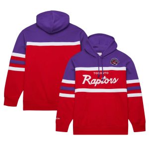 Mitchell Distinguished & Ness Toronto Raptors Red/Purple Head Coach Pullover Hoodie Last chance! Grab this awesome jersey before it's gone for good.