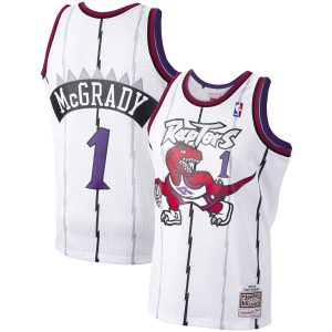Mitchell & Ness Tracy McGrady Toronto Raptors White 1998/99 Hardwood Classics Swingman Jersey Alluring Proven quality! Invest in this reliable jersey.