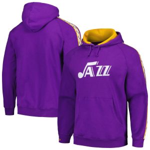 Mitchell & Ness Refined Utah Jazz Purple Hardwood Classics Nights Raglan Pullover Hoodie Upgrade your fan gear! Order this premium jersey today.