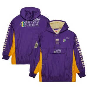 Mitchell & Ness Utah Jazz Team Fantastic OG 2.0 Vintage Logo Anorak Windbreaker Quarter Zip Jacket Join the elite! Get this exclusive jersey.