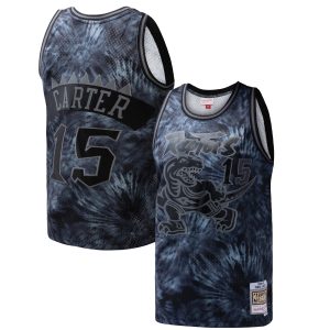 Mitchell & Ness Vince Carter Toronto Raptors Black Hardwood Classics 1998/99 Classy Tie Dye Swingman Jersey Collectors