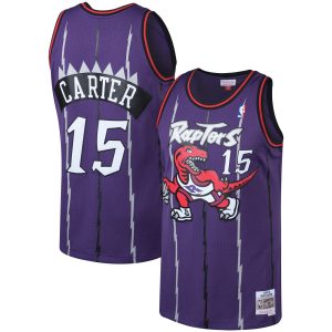 Mitchell & Ness Vince Carter Toronto Raptors Exceptional Purple 1998/99 Big & Tall Hardwood Classics Swingman Jersey Gift idea! Surprise a sports fan with this amazing jersey.