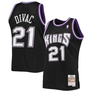 Mitchell & Ness Vlade Gorgeous Divac Sacramento Kings Black 2000/01 Hardwood Classics Swingman Jersey Enhance your game - day look! Get this fashionable jersey.