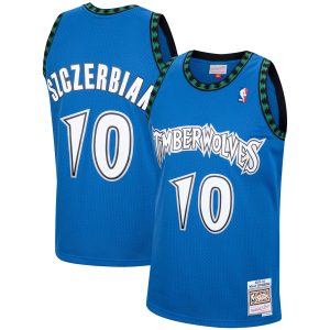 Mitchell & Ness Wally Szczerbiak Minnesota Timberwolves Blue 2003/04 Hardwood Classics Swingman Jersey Impressive Authentic look! Wear this genuine jersey.