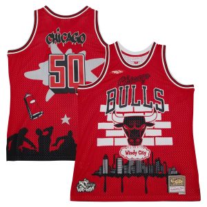 Mitchell Captivating & Ness x Tats Cru Chicago Bulls Red Hardwood Classics Fashion Jersey Retailers