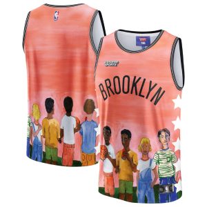 NBA & KidSuper Delightful Studios by Fanatics Brooklyn Nets Unisex Coral Hometown Jersey Fan favorite! Join thousands who love this premium jersey.