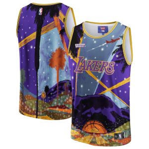 NBA & KidSuper Studios by Exceptional Fanatics Los Angeles Lakers Unisex Purple Hometown Jersey Limited edition! Don't miss your chance to own this unique jersey.