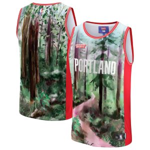 NBA & KidSuper Studios by Fanatics Portland Phenomenal Trail Blazers Unisex Green Hometown Jersey Hurry! Exclusive offer. Get your hands on this outstanding jersey right away.