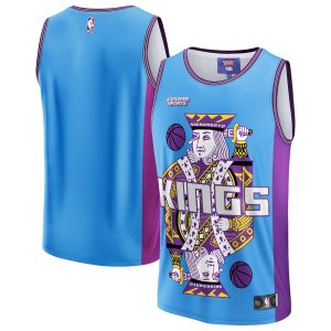 NBA & KidSuper Studios by Fanatics Sacramento Kings Unisex Blue Stylish Hometown Jersey Hurry! Exclusive offer. Get your hands on this outstanding jersey right away.