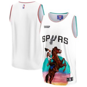 NBA & KidSuper Studios by Alluring Fanatics San Antonio Spurs Unisex White Hometown Jersey Time - sensitive! Order now before the deal expires.