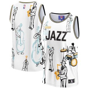 NBA Fantastic & KidSuper Studios by Fanatics Utah Jazz Unisex White Hometown Jersey Join the elite! Get this exclusive jersey.