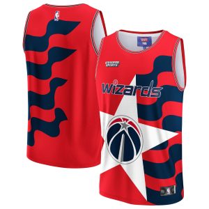 NBA Amazing & KidSuper Studios by Fanatics Washington Wizards Unisex Red Hometown Jersey Last chance! Grab this awesome jersey before it's gone for good.
