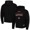 NBA x Hugo Boss Toronto Impressive Raptors Black Team Bounce Tri Blend Pullover Hoodie Collector's item! A rare addition to any collection.