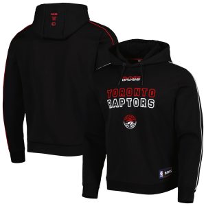 NBA x Hugo Boss Toronto Impressive Raptors Black Team Bounce Tri Blend Pullover Hoodie Collector's item! A rare addition to any collection.