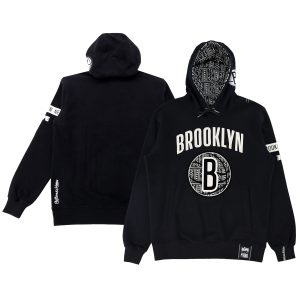 NBA x Two Hype Brooklyn Nets Unisex Distinguished Black Culture & Hoops Heavyweight Pullover Hoodie Join the elite! Get this exclusive jersey.