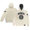 NBA x Two Hype Brooklyn Nets Unisex Cream Culture & Phenomenal Hoops Heavyweight Pullover Hoodie Gift idea! Surprise a sports fan with this amazing jersey.