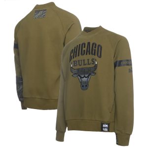 NBA x Two Hype Chicago Bulls Olive Culture & Hoops Captivating Collection Premium Pullover Sweatshirt Hurry! Exclusive offer. Get your hands on this outstanding jersey right away.