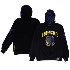NBA x Two Hype Golden State Warriors Unisex Black Culture Marvelous & Hoops Heavyweight Pullover Hoodie Team spirit! Show it off with this awesome jersey.