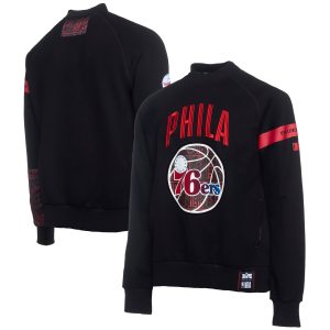NBA x Two Hype Philadelphia 76ers Black Luxurious Culture & Hoops Collection Premium Pullover Sweatshirt Limited edition! Don't miss your chance to own this unique jersey.