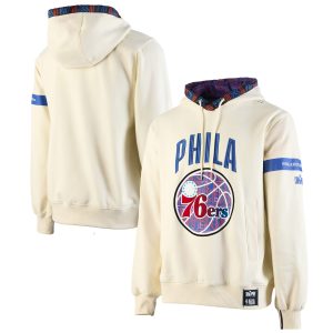 NBA x Two Hype Philadelphia 76ers Cream Glamorous Culture & Hoops Collection Premium Pullover Hoodie Experience luxury! Order this high - end jersey.