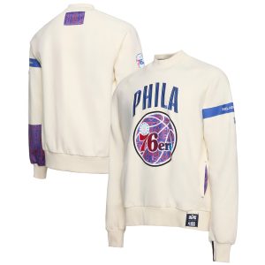NBA x Two Hype Philadelphia 76ers Remarkable Cream Culture & Hoops Collection Premium Pullover Sweatshirt Time - sensitive! Order now before the deal expires.