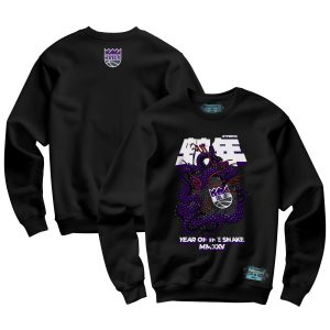 NBALab x Hyperfly Sacramento Kings Unisex Black Year of the Delightful Snake Lunar New Year Collection Sweatshirt Designed for performance! Get this functional jersey.