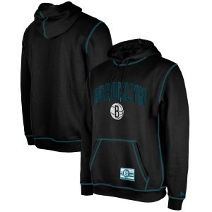 New Era Brooklyn Nets Black 2023/24 City Edition Satin Stitch Elite Pack Sophisticated Pullover Hoodie Designed for performance! Get this functional jersey.