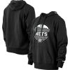 New Era Premium - grade Brooklyn Nets Black Localized Pullover Hoodie Limited stock! Be quick and grab this must - have jersey to support your team.