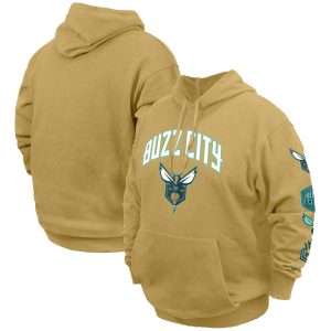 New Era Charlotte Hornets Tan Big & Tall 2023/24 City Edition Pullover Hoodie Terrific Don't be left out! Get this stylish jersey and show your team pride.