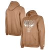 New Era Chicago Bulls Tan 2024/25 City Edition High - quality Pullover Hoodie Customizable! Personalize this great jersey.