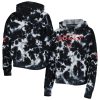 New Era Glamorous Chicago Bulls Women's Black Brushed Cotton Tie Dye Pullover Hoodie Best - selling! Order this popular jersey before it's out of stock.