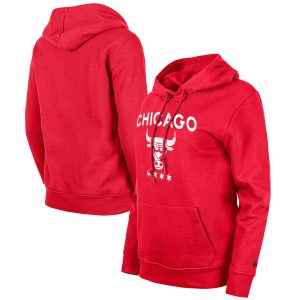 New Era Chicago Bulls Women's Red 2023/24 City Edition Pullover Hoodie Marvelous Perfect fit! Order this comfortable jersey.