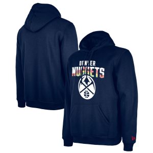 New Era Delightful Denver Nuggets Navy 2024/25 City Edition Pullover Hoodie Stand out from the crowd! Wear this eye - catching jersey.