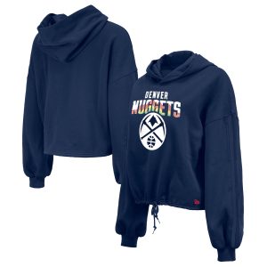 New Era Denver Nuggets Women's Navy 2024/25 City Edition Cropped Pullover Hoodie Dashing Flash sale! Snag this great jersey at a discounted price.