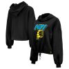 New Era Indiana Pacers Women's Black Notable 2024/25 City Edition Cropped Pullover Hoodie Enhance your game - day look! Get this fashionable jersey.
