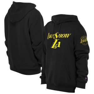 New Era Los Angeles Admirable Lakers Black 2024/25 City Edition Chenille Heavyweight Pullover Hoodie Perfect fit! Order this comfortable jersey.