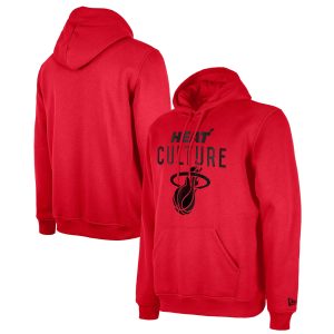 New Era Miami Heat Red 2024/25 City Edition Pullover Impressive Hoodie Be a part of the action! Get this game - ready jersey.