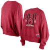 New Era Elegant Miami Heat Women's Red Throwback Vintage Enzyme Wash Oversized Boxy Pullover Sweatshirt Last chance! Grab this awesome jersey before it's gone for good.
