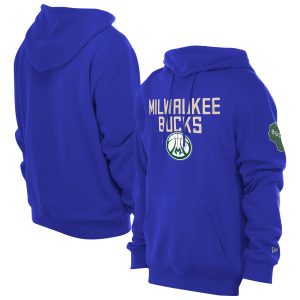 New Era Milwaukee Bucks Royal Glamorous 2024/25 City Edition Chenille Heavyweight Pullover Hoodie Unbeatable style! Get this stylish jersey now.