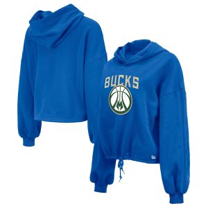 New Era Milwaukee Fabulous Bucks Women's Royal 2024/25 City Edition Cropped Pullover Hoodie Stand out from the crowd! Wear this eye - catching jersey.