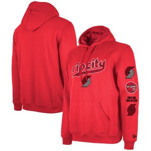 New Era Portland Trail Blazers Red Big & Tall 2023/24 City Edition Jersey Gorgeous Pullover Hoodie Trending now! Grab this hot jersey while you can.