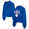 New Era Sacramento Kings Women's Blue 2024/25 City Edition Cropped Pullover Distinguished Hoodie Time - sensitive! Order now before the deal expires.