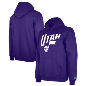 New Era Utah Jazz Purple Delightful 2024/25 City Edition Pullover Hoodie Exclusive design! Own a jersey like no other.